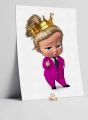 Boss Baby Girly Sticker. 