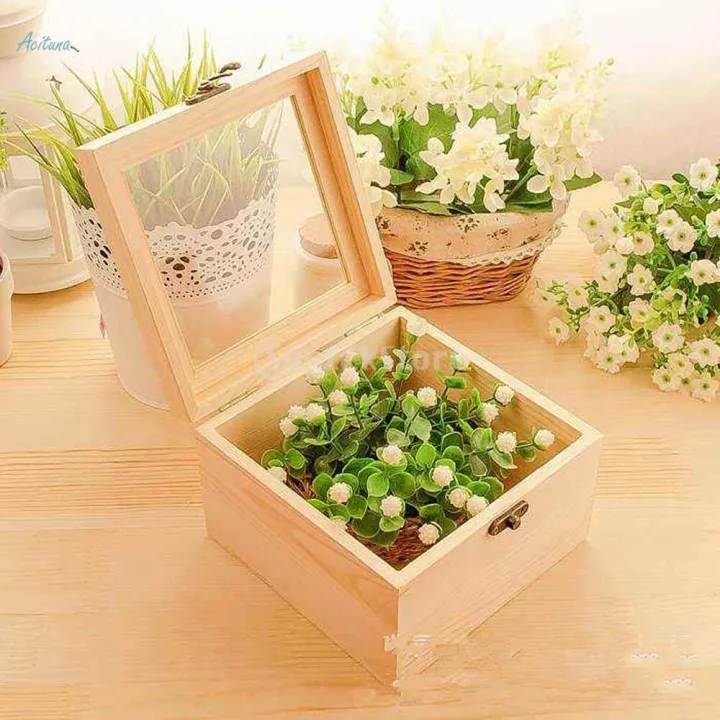 Wooden%20Unfinished%20Hinged%20Glass%20Lid%20Box%20Gifts%20Jewelry%20Display%20Storage%20Case%201#%20-%20Image%205