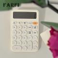 Student Aesthetic Calculator Large Display 12-digit Calculator with Volume Adjustment Ideal for Office School Students Easy-to-use Big Buttons Chinese Print Design. 