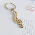 Hot Nw Metal Musical note Key chain Cool Luxury Car Key Ring Musical Bag pendant Keychains For Man Women Gift jewelry K1602. 