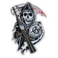 Sons of Anarchy Large Biker Jacket Back Sew On Patch for sport jacket bike back patch. 