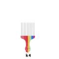 Comb Black Fist Afro Pick Metal Wide Teeth Hair Comb For Volumizing Hair Styling Anti-sc Comb Brush Detangling Comb Tools- Hair Comb. 