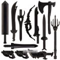 Toys Accessories of Minifigures Lionheart Shield Warcraft Bow Axe Frostmourne World of Warcraft Mini Figures MOC. 
