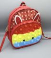 Cute Rabbit Pop It Backpack – Fidget Toy Design. 