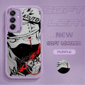 YYDS for Samsung A15 4G 5G Back Cover Anime Naruto PU Leather Case Soft Thin Drop Resistant Phone Case. 