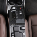 For X1 U11 2023 2024 Car Center Console Gear Shift Panel Frame Cover Trim Spare Parts - ABS Carbon Fiber. 
