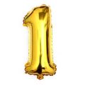 NUMBER FOIL BALLOONS IN GOLDEN COLOR ( 32 INCH IN SIZE ). 