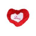 Cushion Heart Shape - Red & White. 