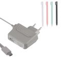 DS Lite Charger Kit, AC Power Adapter Charger and Stylus Pen for Nintendo DS Lite Systems Wall Travel Charging Cable 5.2V 450mA. 