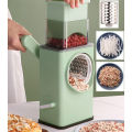 4 in 1 Multifunction Vegetable Cutter Slicer Hand Rotary Vegetable Grater Roller Shredder Potato Radish Scraper for Kitchen Tools. 