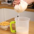 Kitchen Drawstring Filter Bags / Portable Reusable Soy Juice Milk Coffee Mesh Strainer Bag. 