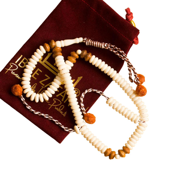 100 Rosary Beads Camel Bone Wooden 10mm Tasbeeh Misbaha