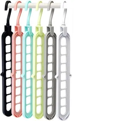BeeKitch%C2%AE%209%20In1%20Hole%20Clothes%20Hanger%20Multi-Function%20(%20Pack%20of%206)%20-%20Image%207