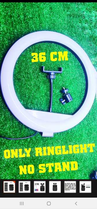 36 cm Ring Light + 7ft Tripod Stand for tiktok and youtube videos - Tiktok Ring light With Stand