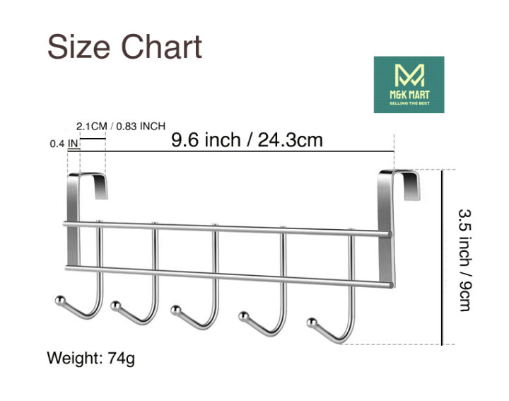 Over%20the%20cabinet%20door%20hanger/hook%20for%20Cabinet,5%20hooks%20hanger%20for%20closet,%20Wardrobes%20and%20cabinet%20door,%20Steel%20Colour%20-%20Image%203