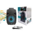 GTS-1248 Speaker 8inch Speaker Music Speaker Portable Rechargeable Speaker Wireless Speaker Bluetooth Speaker With Microphone Speaker Super Loud Woofer Speaker Loud Speaker Rechargeable Mp3 8 Inch Speaker FM Radio USB and Memory Card Supported Speaker. 