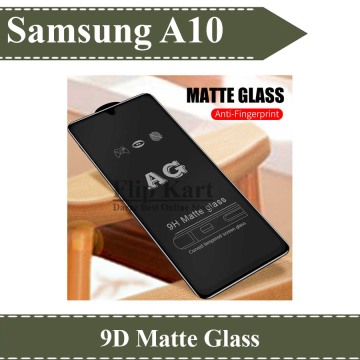 Samsung%20A10%209D%20Matte%20Glass%20Protector,%20Full%20Edge%20To%20Edge%20Black%20Screen%20Protector%20For%20Samsung%20A10%20-%20Image%203