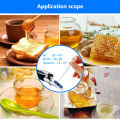 YIERYI 58~90% Brix 38~43 Be Baume Honey Refractometer ATC Portable Honey Refractometer Beekeeping Tester. 
