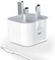 Iphone Charger, 3Pin 20W Power Adapter Fast Charging, USB-C Type-C, Charger Power Adapter, Qc 3.0 Quick Charging For iPhone (MFI Certified). 