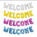 Welcome Foil Balloon Banner For Surprise, Anniversary, New Born Baby, Engagement, Marriage, & Decoration. 