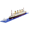 Lego set For Boys 1878Pcs Titanic 56cm Ship Model Building Block Classic Large Ship Assembled Toys for Boy 6+Years. 