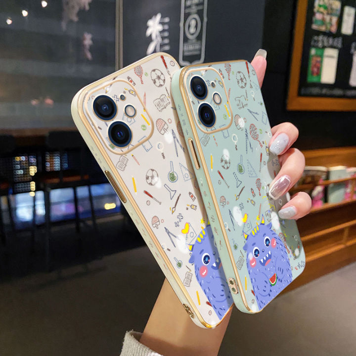 chenyyka%20For%20Samsung%20A30s%20Case%20Plating%20Side%20Edge%20Square%20New%20Design%20Cartoon%20Monster%20Phone%20Cases%20Pattern%20Silicone%20Casing%20Full%20Back%20Cover%20Camera%20Protect%20Shockproof%20Softcase%20-%20Image%207