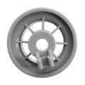 4 x Dishwasher Lower Basket Rail Wheels for Bosch Neff & Siemens Grey 165314. 