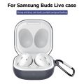 Anti-shock Silicone Soft Protective Case With Hook For samsung galaxy Buds Live. 