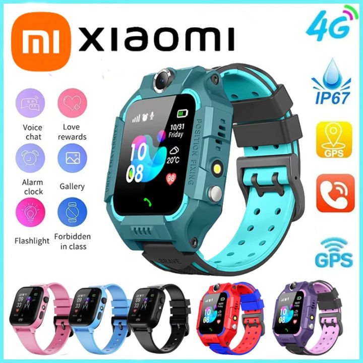 Kids 4G Smart Watch SOS GPS Location Card Call Child SmartWatch Camera ...