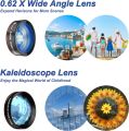 Selvim Phone Camera Lens 4 in 1 Kit: HD Phone Lens Attachments Compatible withMost Smartphone. 