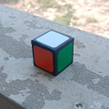 1x1 Cube 100% Orignal 19mm Size  | Stickered Version Unbreakable Solid Material | Perfect For Your Cube Collection Cube Collection. 