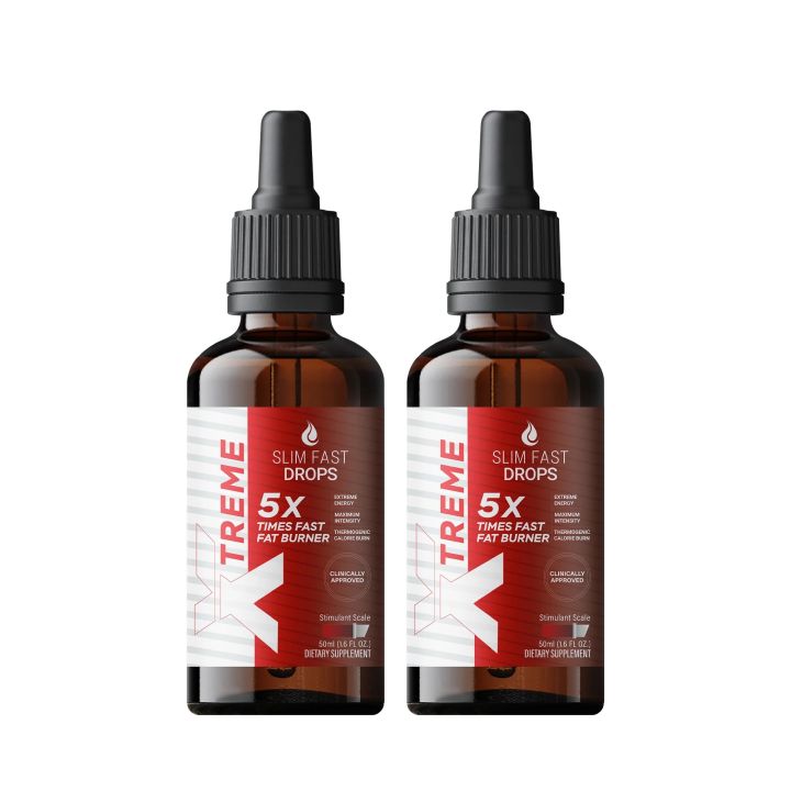 5x Times Fast Fat Burn Slim Fast Drops Xtreme