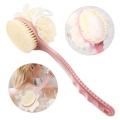 Bath Brush- Shower Brush -Improves Skin's Health - Remove Dead Skin And Toxins, Improves Lymphatic Functions- Loofah Bath Sponge. 