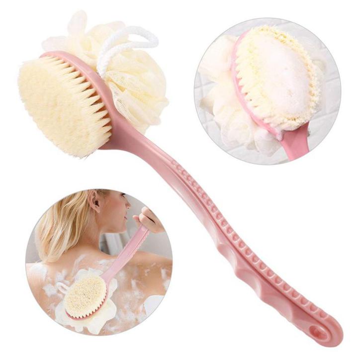 Bath Brush- Shower Brush -Improves Skin's Health - Remove Dead Skin And Toxins, Improves Lymphatic Functions- Loofah Bath Sponge