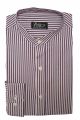 Mens Formal Stripe Shirt Band Collar. 