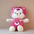 Imported  Wearing Clothes Teddy Bear Plush Toy Soft Stuffed Lily Bear Animal Doll for Kids Christmas Birthday Doll Gift. 