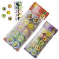 10 x Multicolor Children DIY Stamps Toy Children's Seal Animal Cute Smiley Face Expression Cartoon Printing Kindergarten Sharing Baby Birthday Reward Toys. 