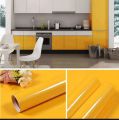 12 x 36 inches shiny orange yellow shiny yellow sticker Carbon Pvc paper 3 feets for Mobiles and Laptops. 