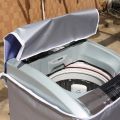 Best Waterproof Dustproof Automatic Front Open Washing Machine Random Print Cover Top Open Single Washing Machine Cover. 