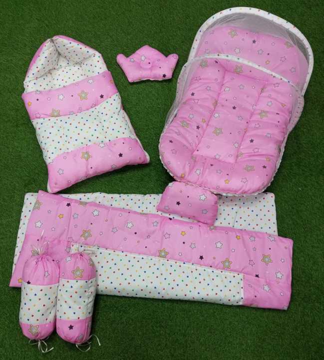 7Pcs%20Baby%20Bedding%20Set%20Super%20Soft%20High%20Quality%20Compete%20Newborn%20Bistar%20-%20Image%203