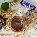 Snickers Flavored Peanut Butter - 500g Jar - Made with Real Peanuts, Chocolate, and Caramel - No Artificial Flavors or Preservatives, No Added Sugars, Non-GMO, Gluten-Free. 