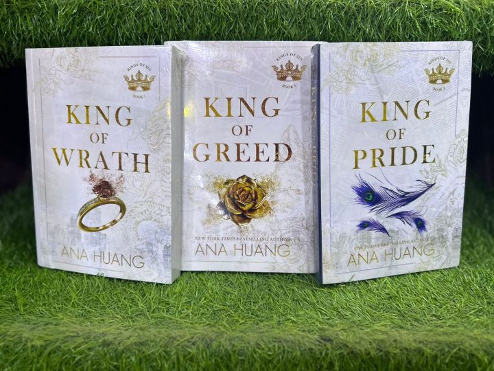 King of Sins 3 books set ( King of Wrath , King of pride , King of Greed ) by Ana Huang