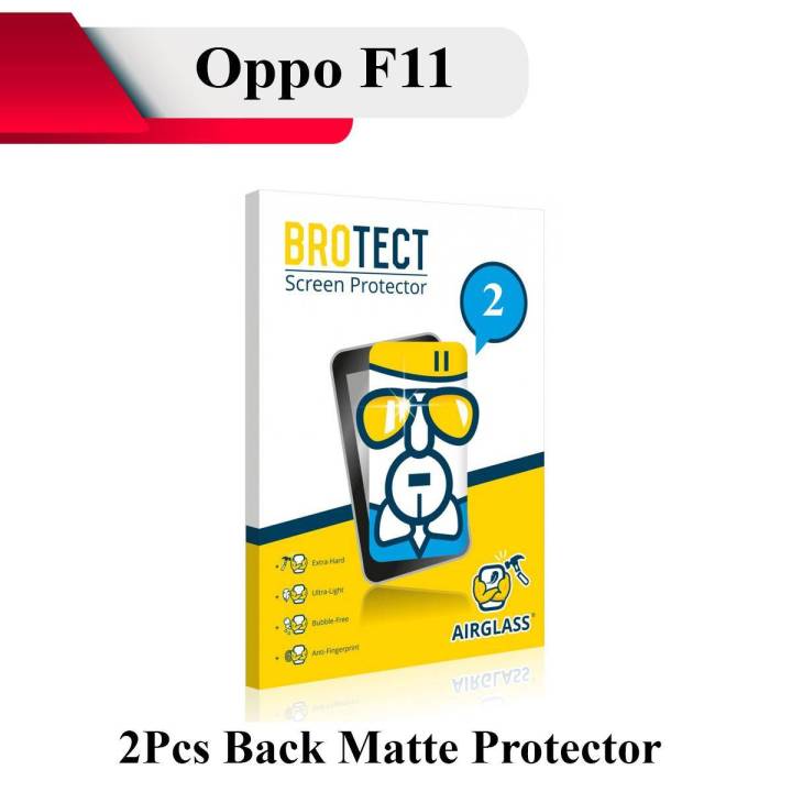 Oppo F11 Back Matte Protector Soft Skin Sheet Soft Film Protection For Oppo F11 - 2Pcs