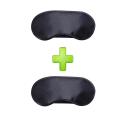 Pack of 02 - Healthy Sleep Soft Sleeping Eye Mask For Comfortable Sleep in Office, Traveling or Bed Time. 
