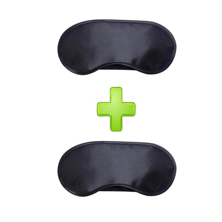 Pack of 02 - Healthy Sleep Soft Sleeping Eye Mask For Comfortable Sleep in Office, Traveling or Bed Time