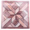 60Pcs Wood Grain Pattern Tile Sticker Self Adhesive Tiles Art Diagonal 3D Floor Sticker for Bathroom Kitchen Decor. 