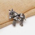 Fun Donkey Brooches Women Fashion Animal Pin Funny Cute Cartton Style Design Kid Gift. 