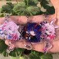 Honkai Impact 3 Elysia Yae Sakura Raiden Mei Keychain Accessories Anime Game Backpack Pendant Prop Badge Gift. 