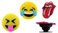 Day2day Mall Pack of 2 Emoji Designs Pop Socket Mobile Holder Stand. High Quality Pop Sockets. 