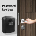 Wall Mount Key Storage Secret Box Organizer 4 Digit Combination Password Security Code Lock No Key Home Key Box professional design. 